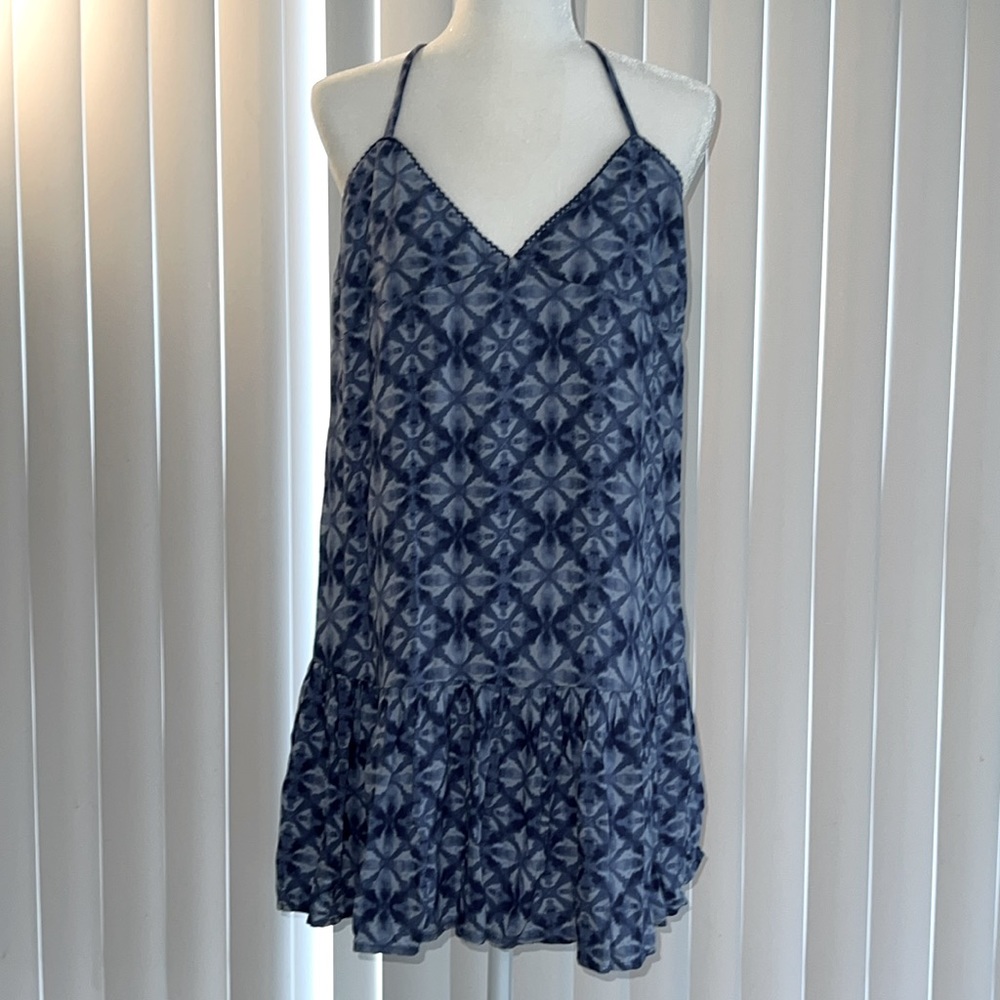 Loose Fitting Navy tie dye dress from Arizona size medium